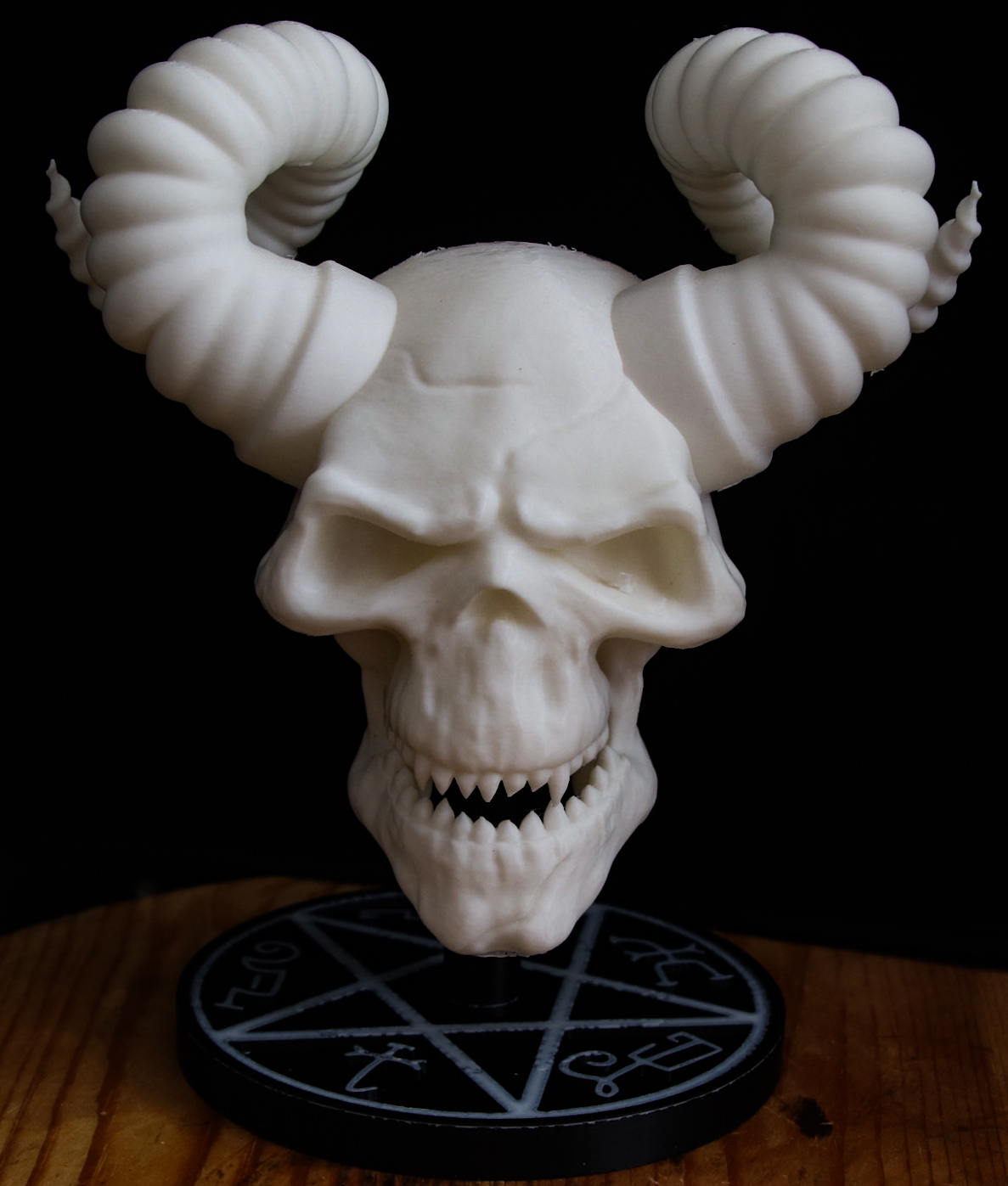 Demon Skull With Stand