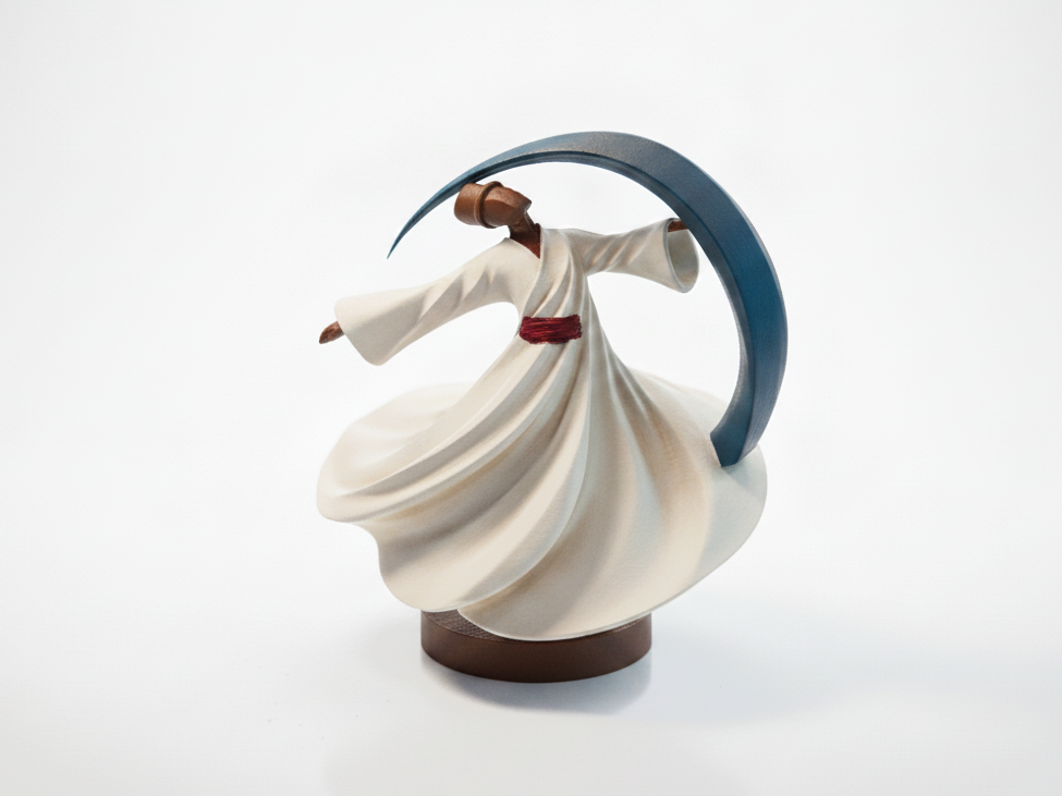 Abstract Flowing Sculpture Artistic 3D Printable