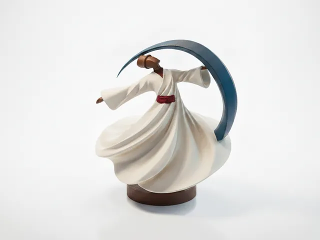 Abstract Flowing Sculpture Artistic 3D Printable