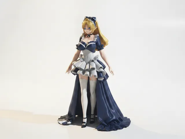 Bride Figurine Wedding Female 3D Printable