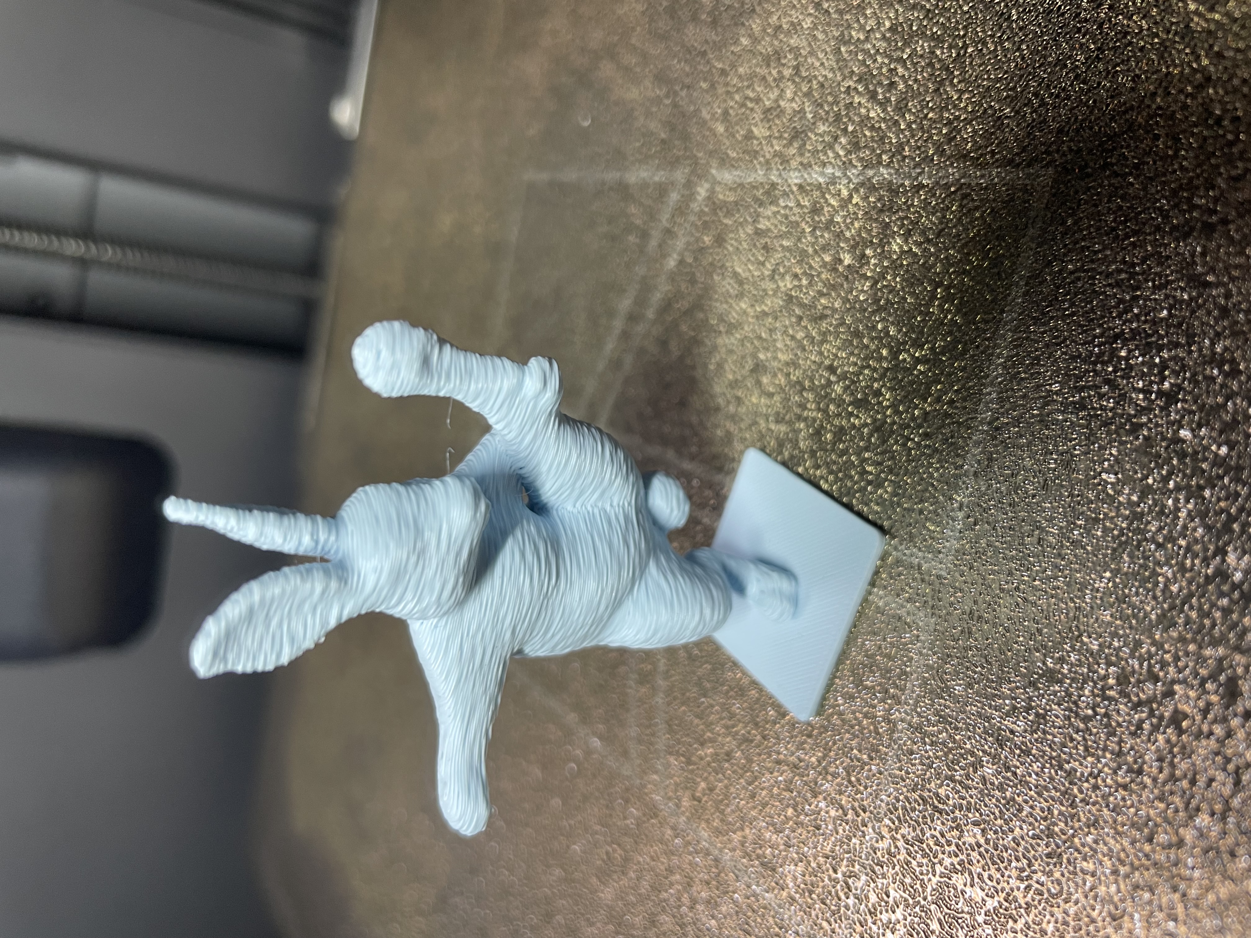 Yoga Bunny doing Bird of Paradise posture 3D model