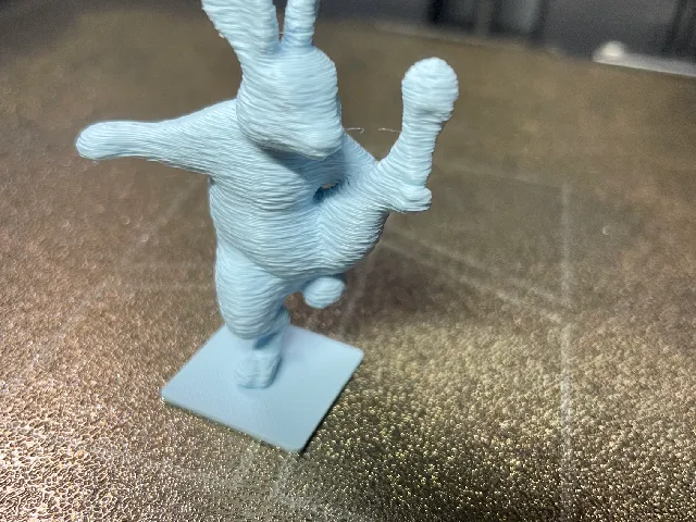 Yoga Bunny doing Bird of Paradise posture