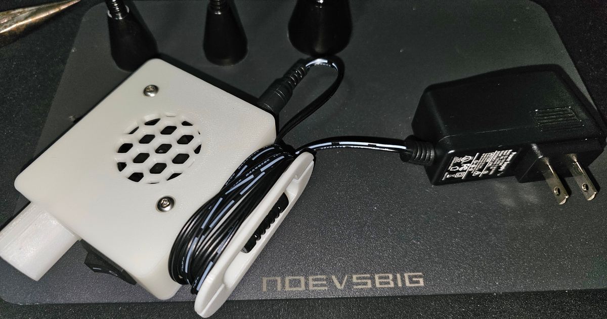 CPAP Blower with Cable Wrap by AbeFroeman Download free STL model