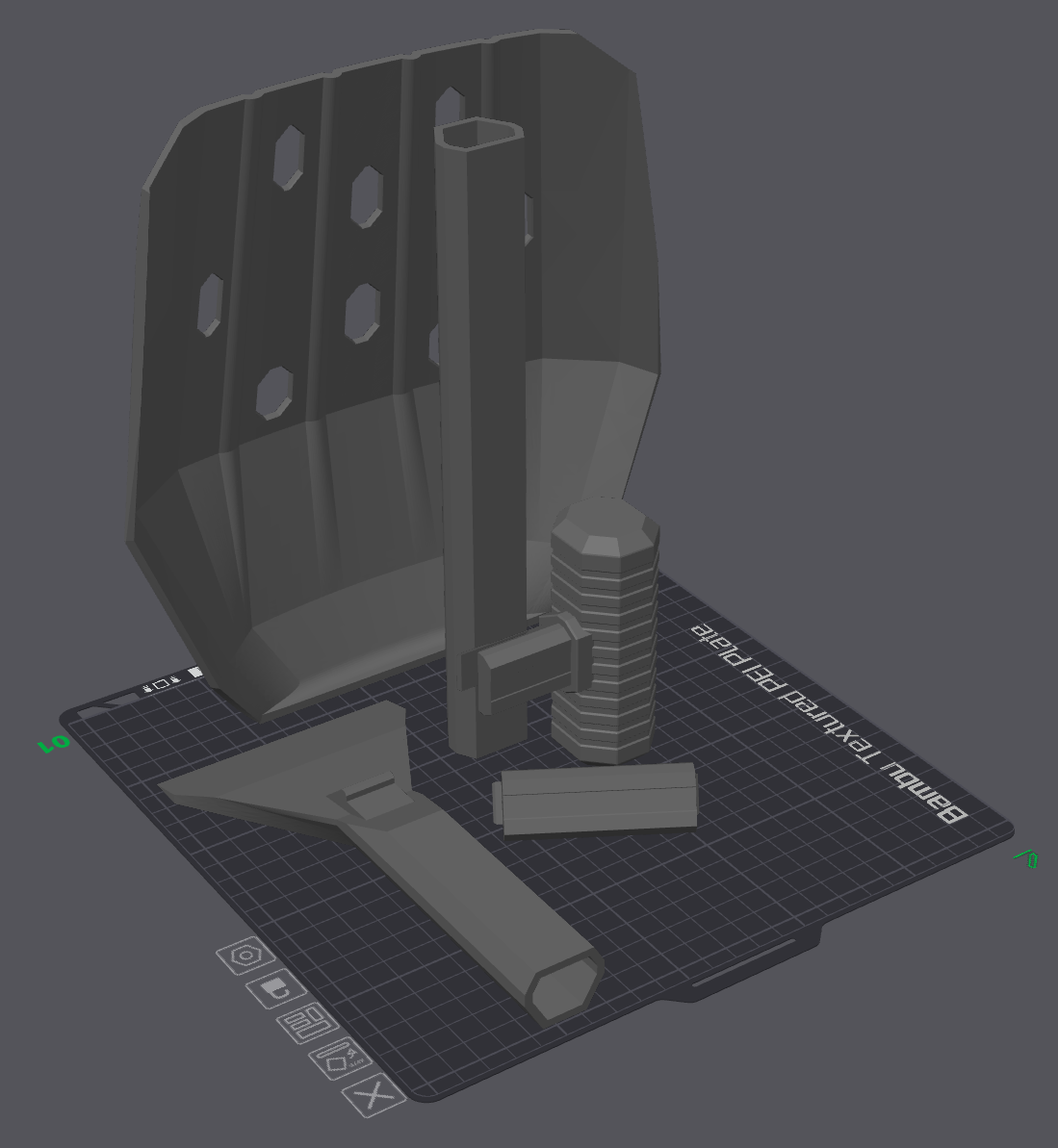 Shortened Shovel and Ice Scraper