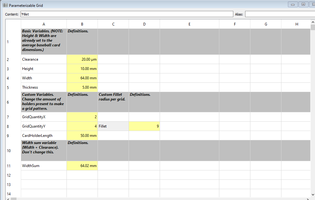 Parameterizable Tray Grid — thumbnail 2