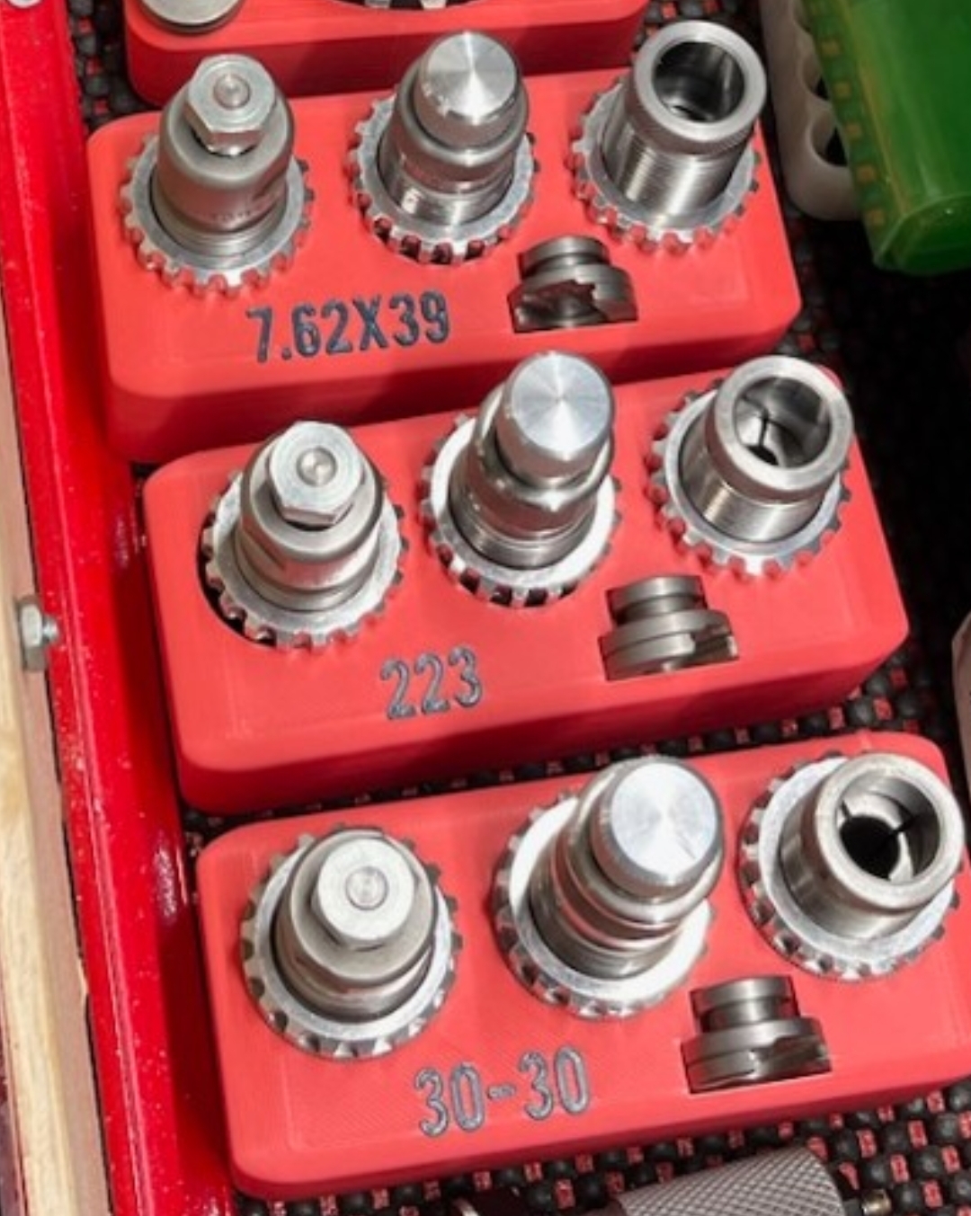 Lee Breechlock reloading die stands