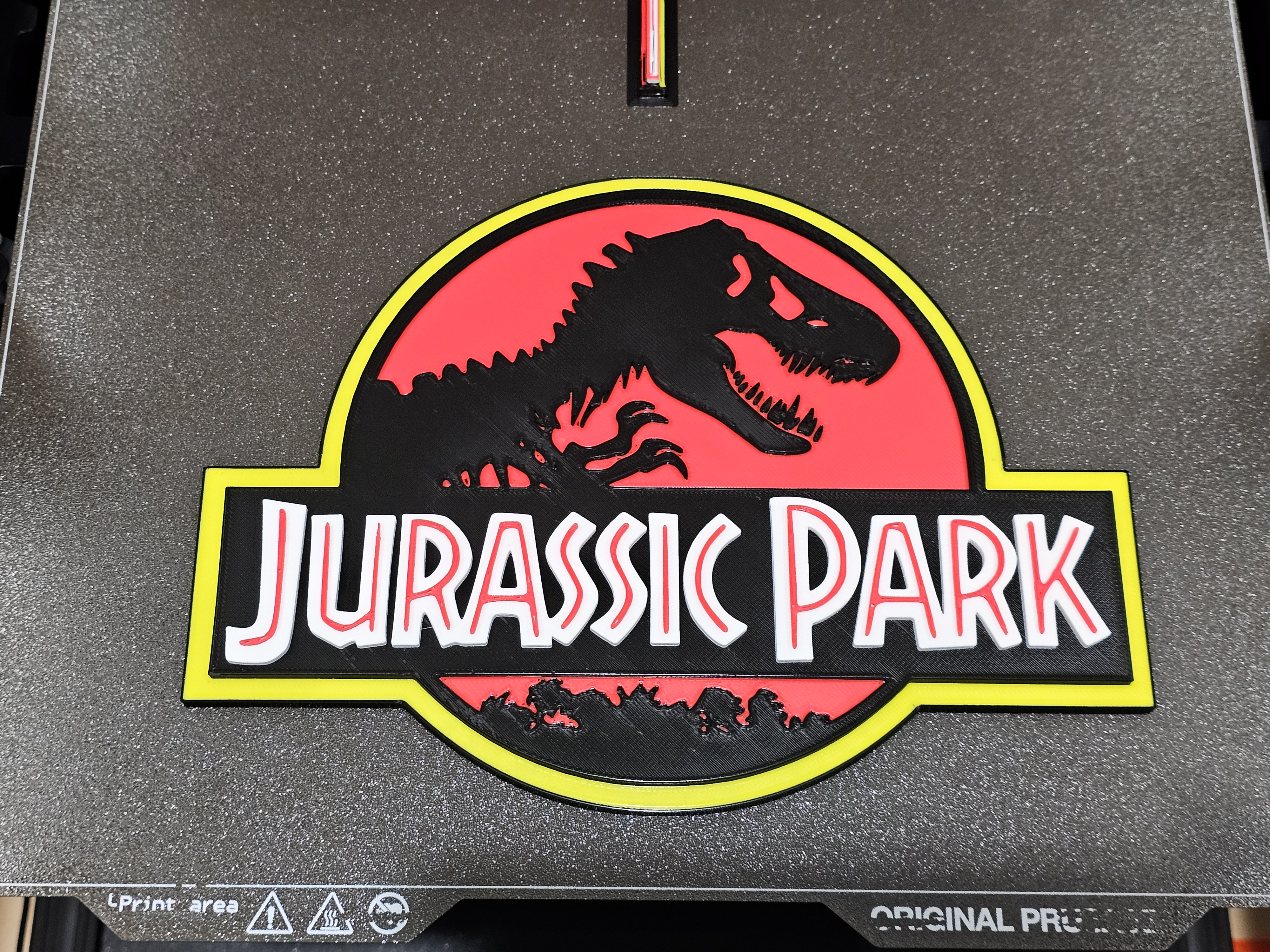 Jurassic Park Logo (multi-material) — thumbnail 2