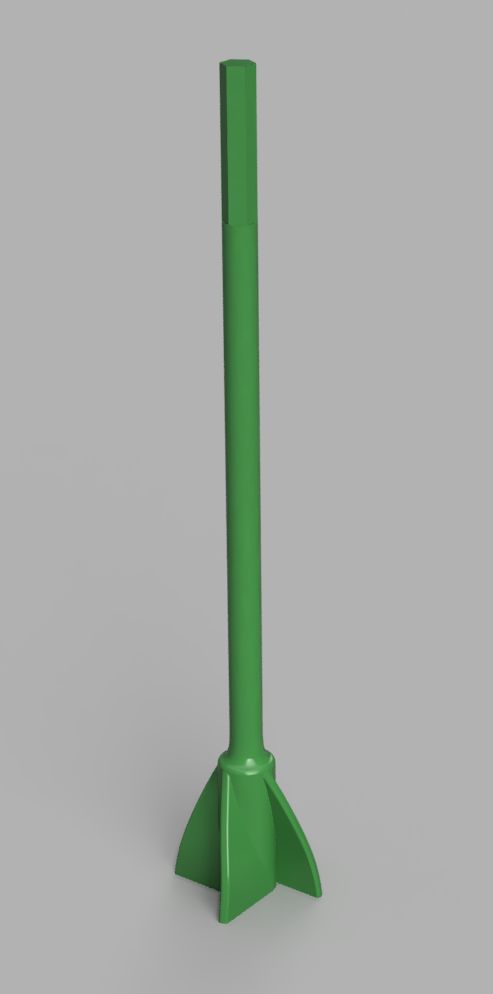 Resin epoxy paint Steer mixer paddle