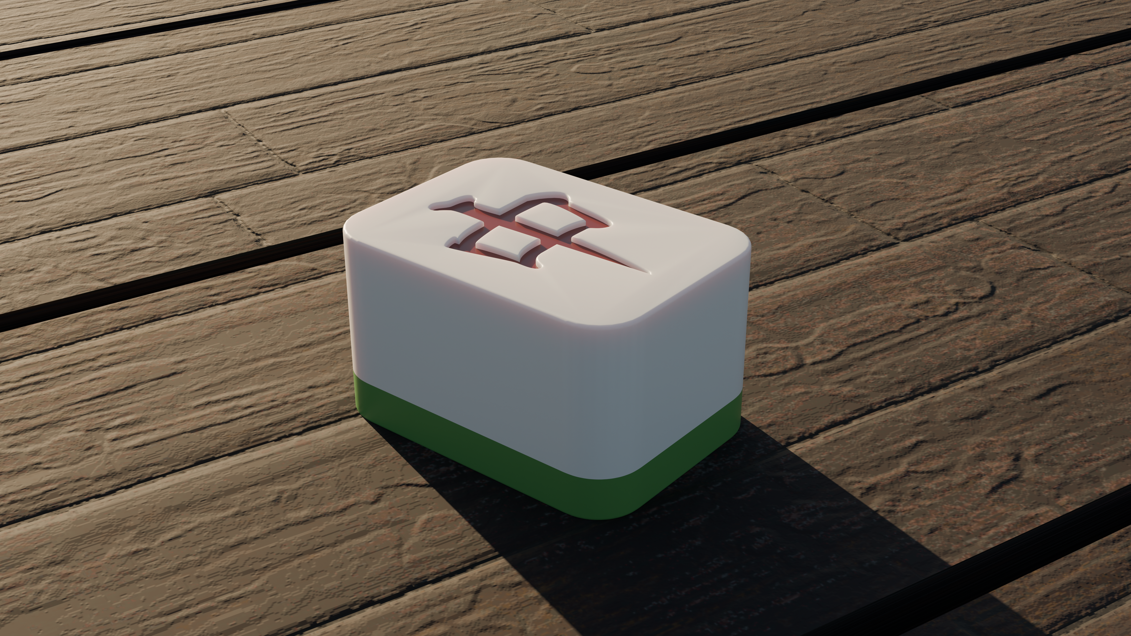 Mahjong Red Dragon Tile