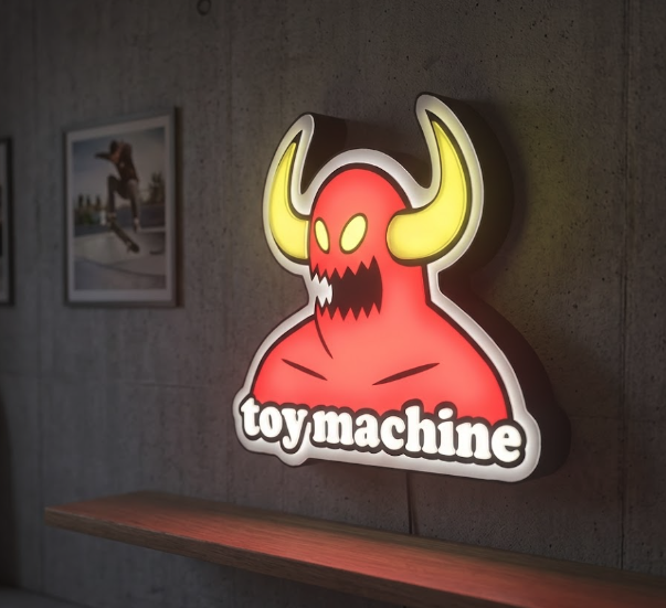 Toy Machine Light Box