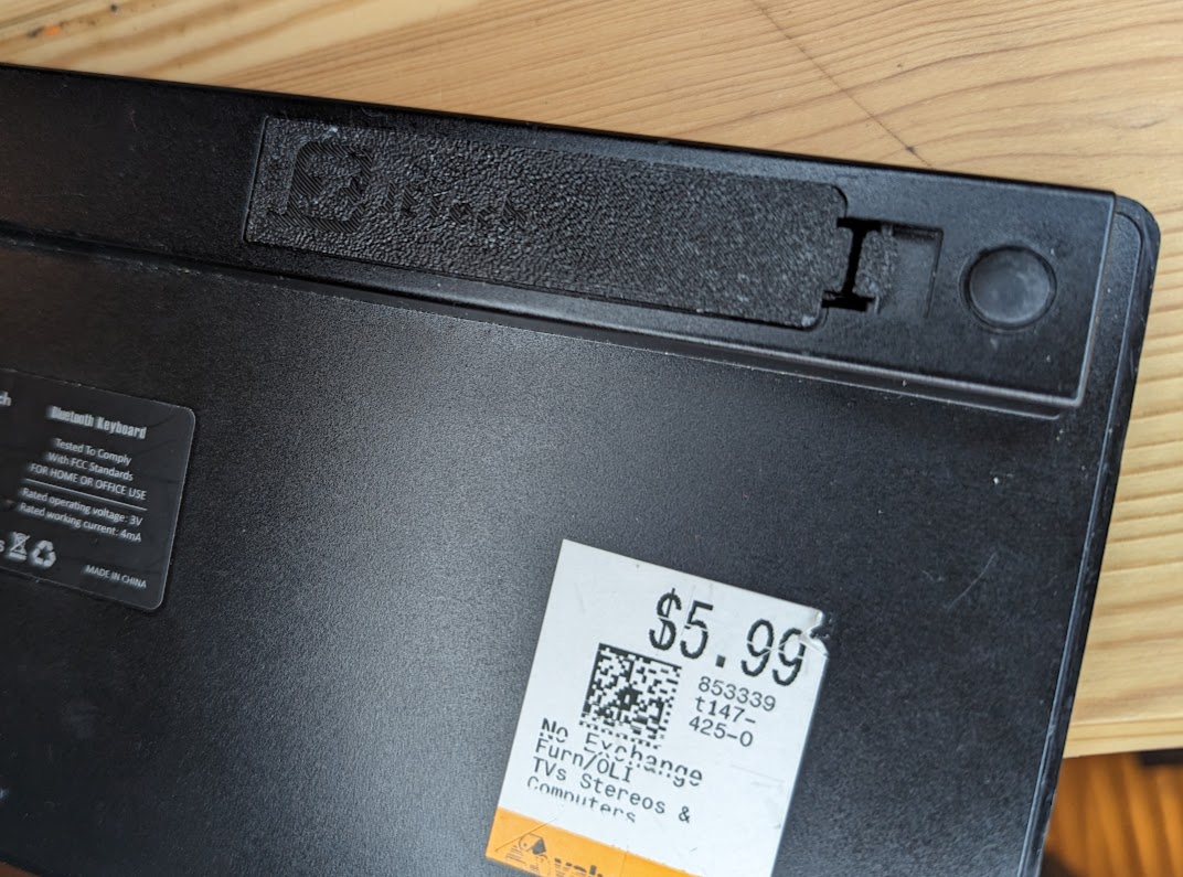 Battery Door Cover for JETech 2155 Bluetooth Keyboard