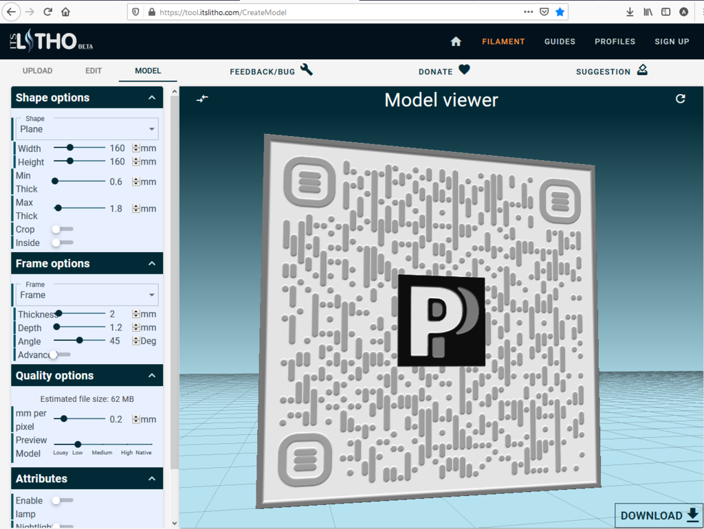 Miniatura 14 do modelo 3D Ultimate QR Code