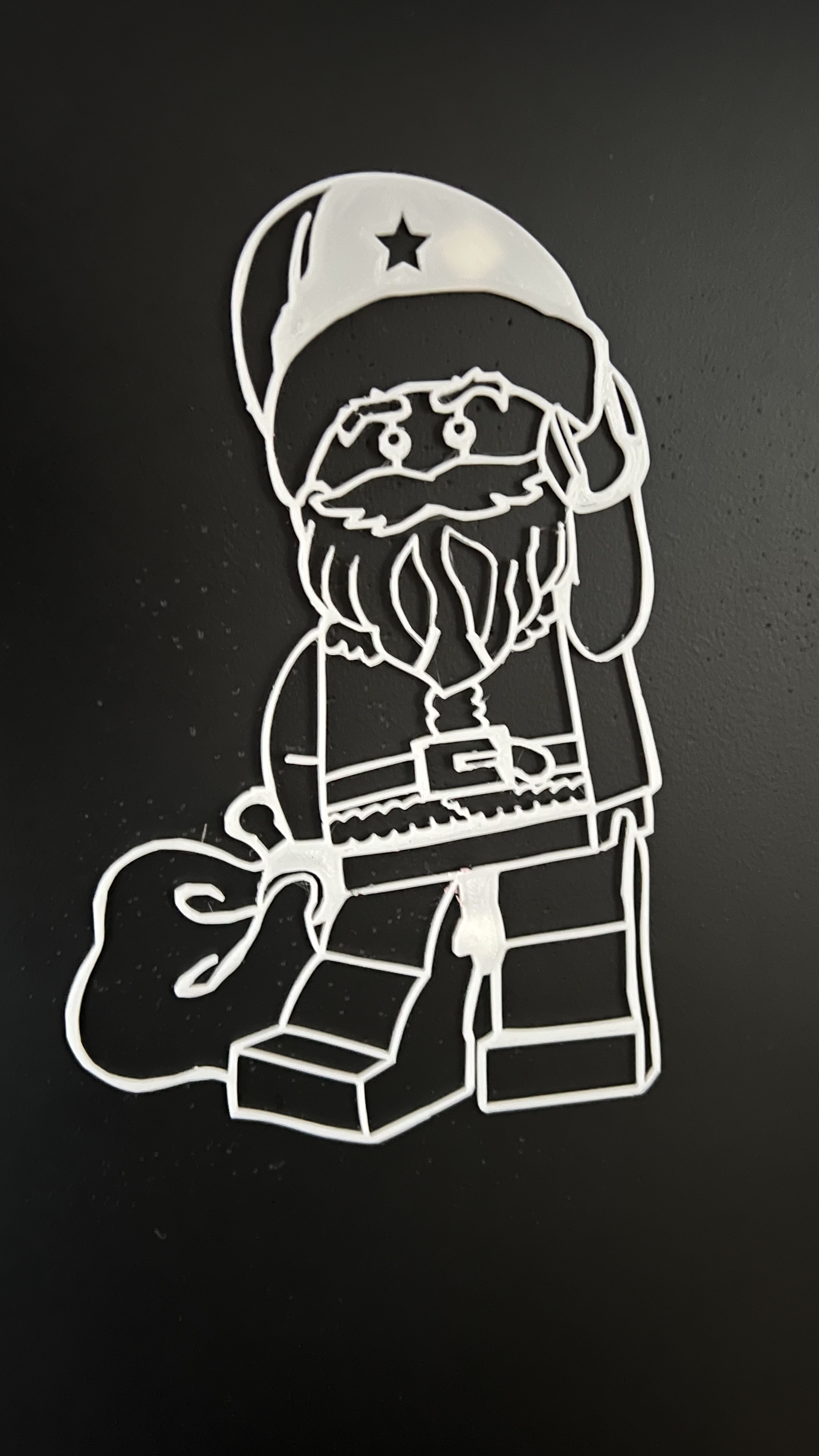 Lego Santa Claus Wall art