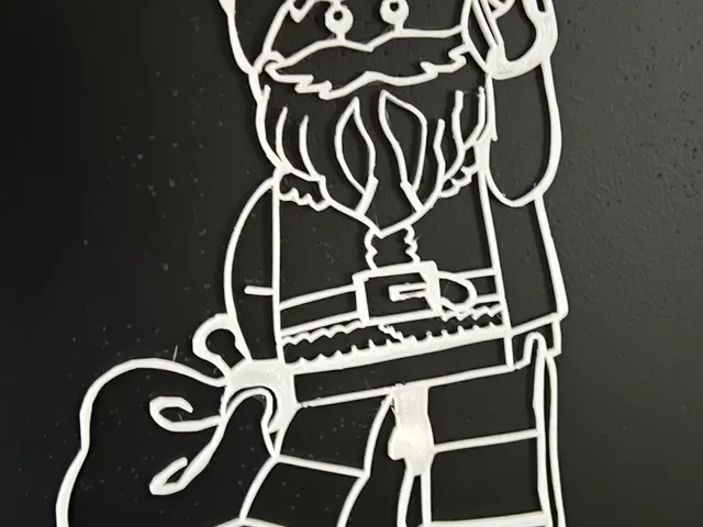Lego Santa Claus Wall art