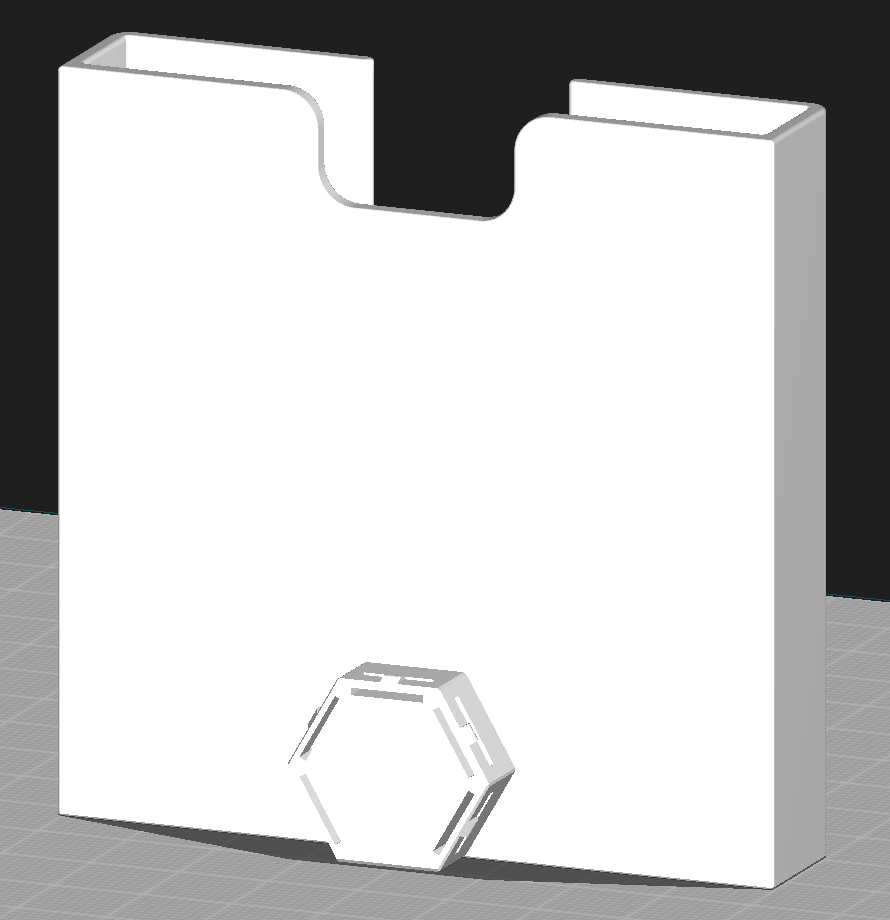 Honeycomb Sticky Note Holder Remix - Lowered Plug