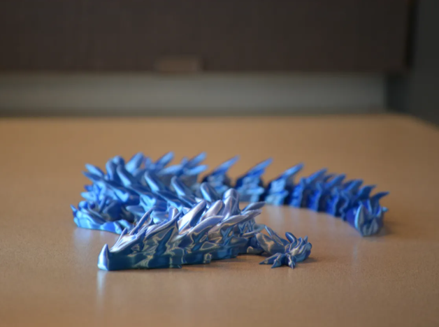 Miniatura 4 do modelo 3D Articulated Bone Dragon