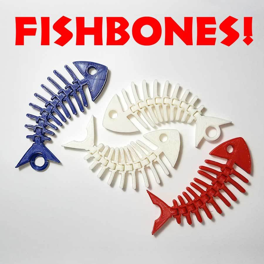 SUPERIOR Articulated Fish Bones by Dr Greenwall, Download free STL model