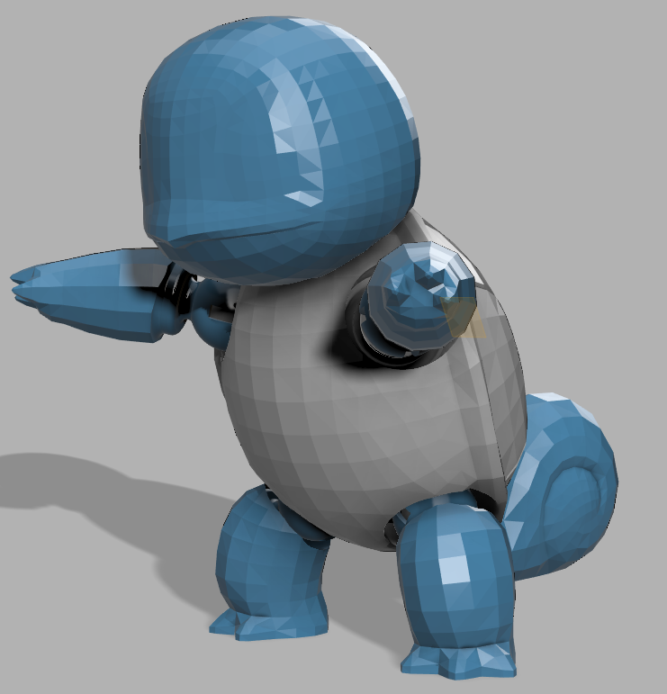 Squirtle - Articulated Model (Beta Model)