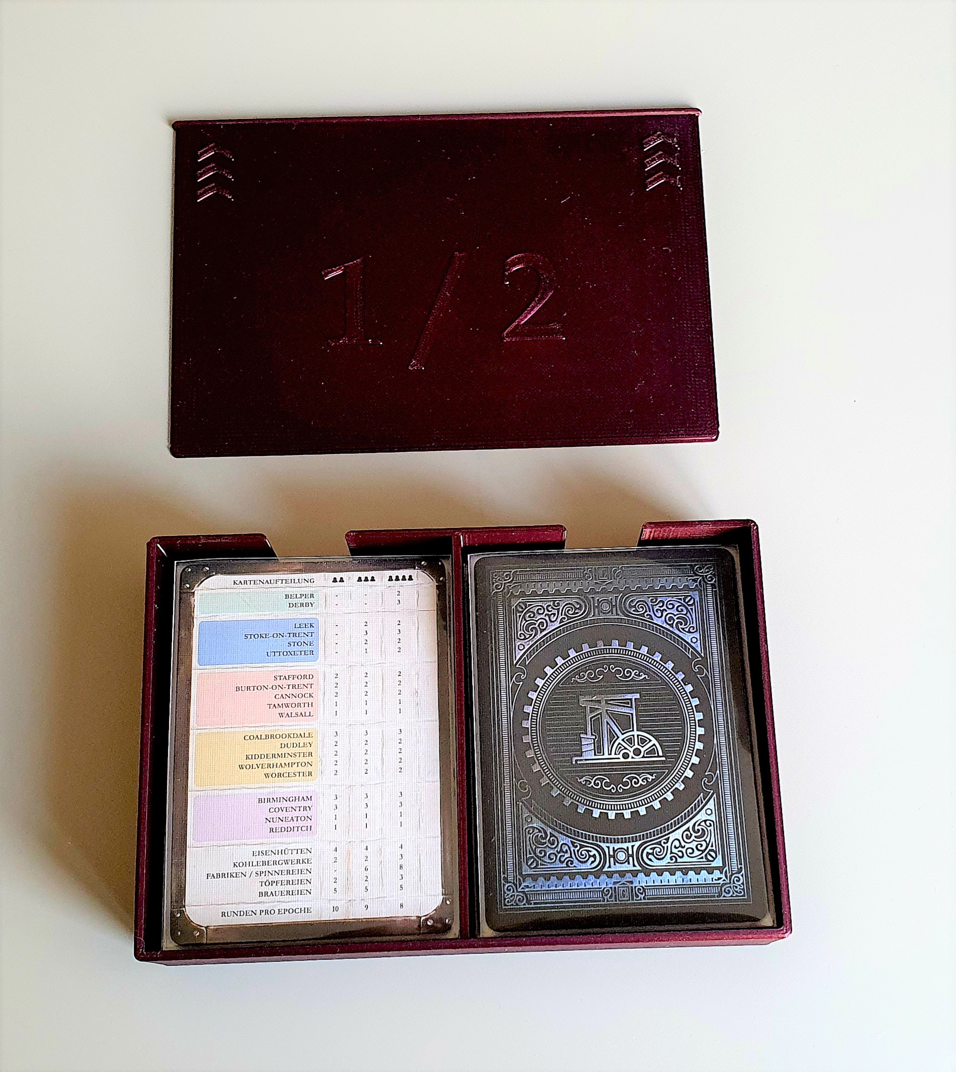 Brass Birmingham Board Game Inserts by DrFeelgood Download free STL model