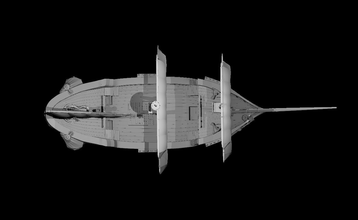 Galleon for Tabletop Gaming by MZ4250 Download free STL model