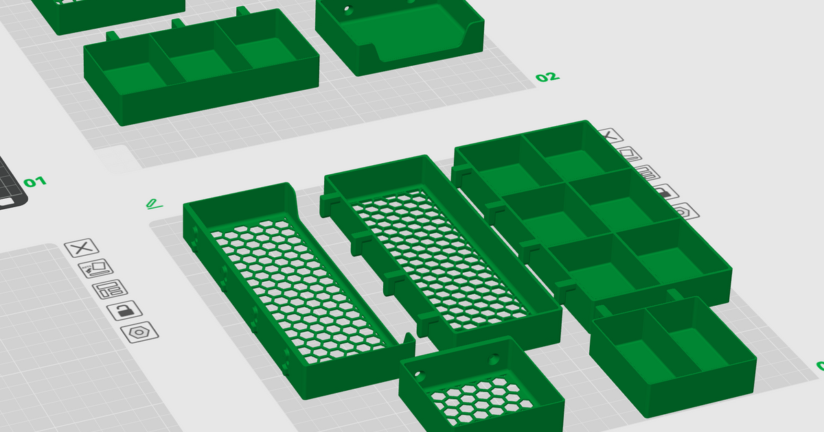 IKEA SKADIS - Small trays utilizing T-clip system by xong