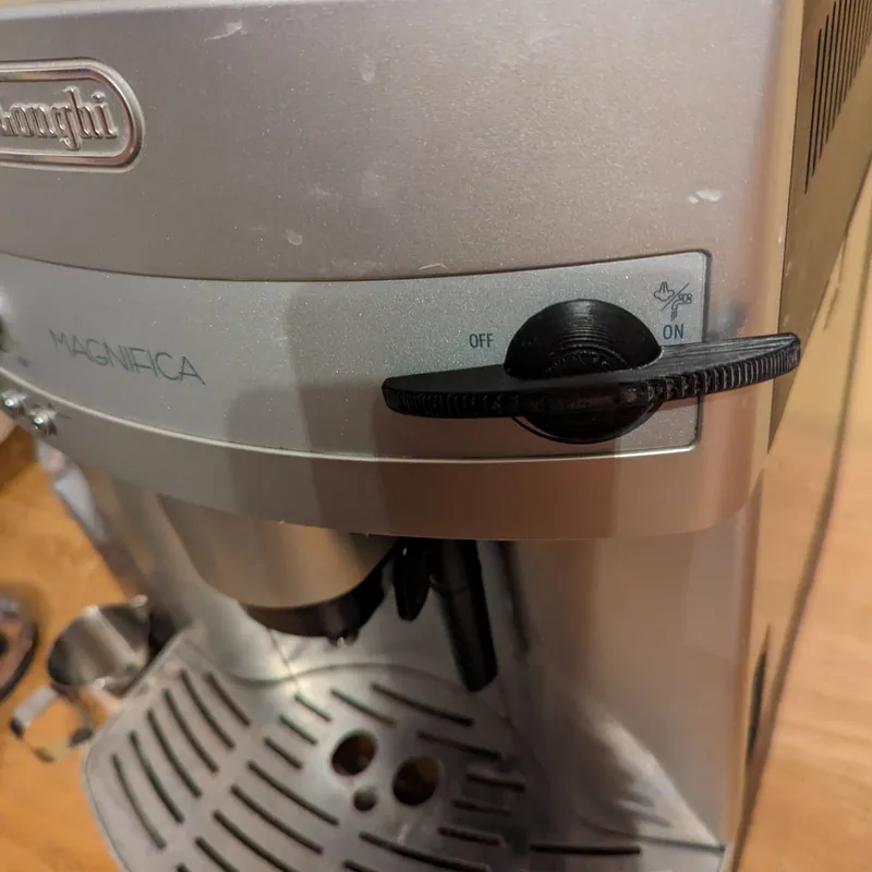 Delonghi Magnifica steamer knob by dfredell Download free STL