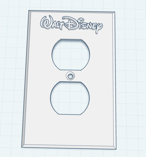 WaltDisney Outlet Plate