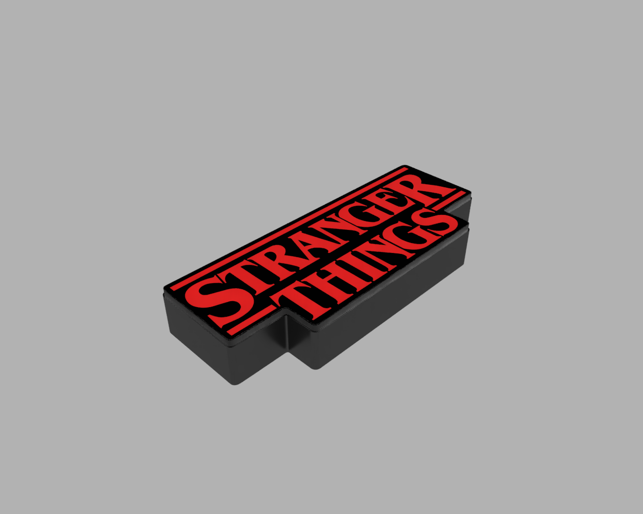 Miniatura 4 do modelo 3D Stranger Things Lightbox  - Led Lamp