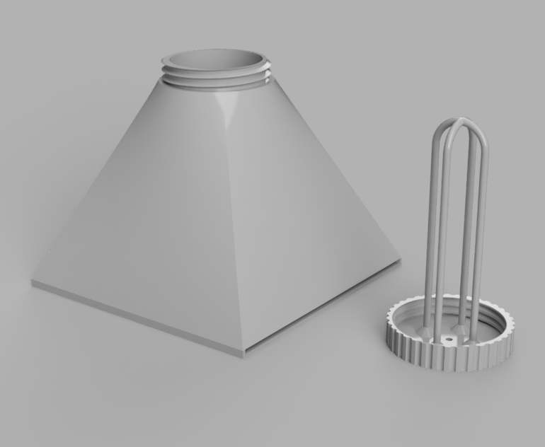 LITHOPHANE LAMP STRUCTURE
