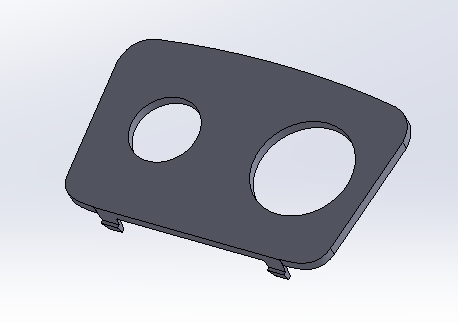 Fiat panda cigarette lighter plate