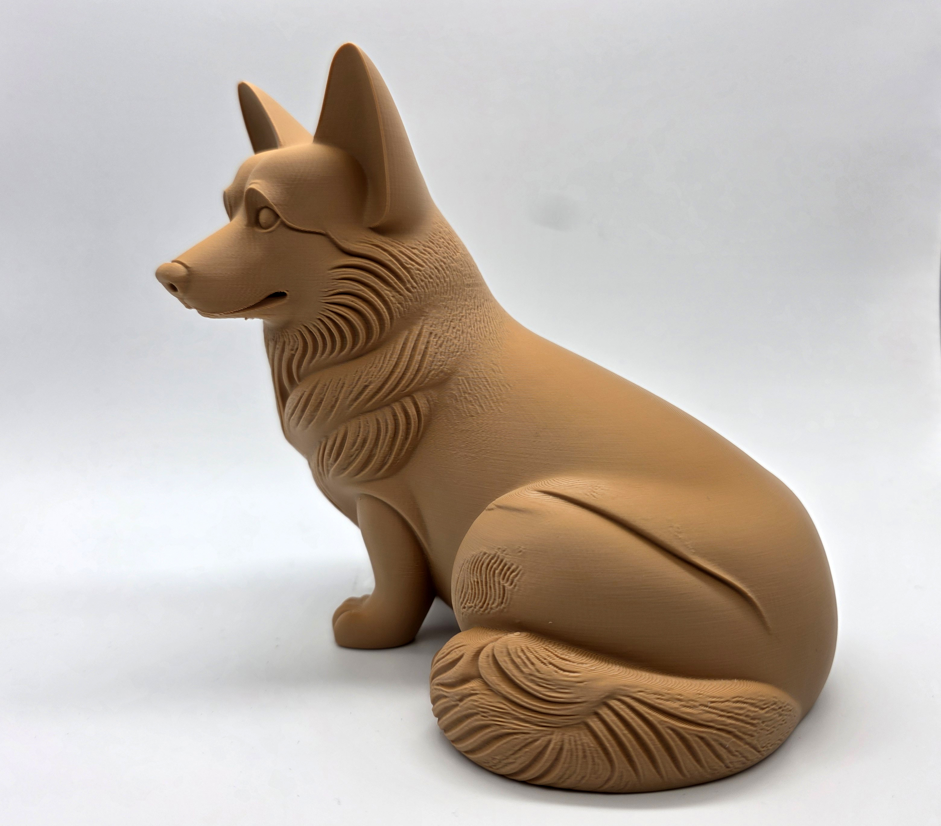 Miniatura 4 do modelo 3D Sitting Corgi