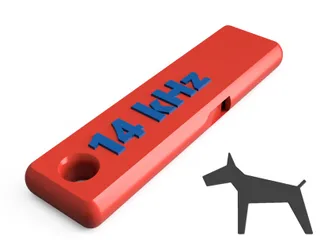14 kHz Dog Whistle by ThreeD-Michael Download free STL model