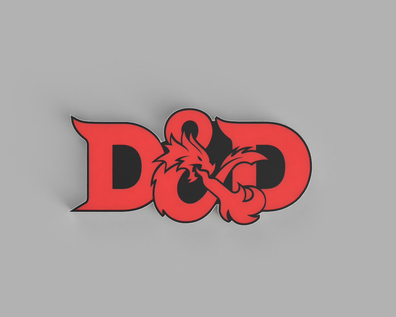 Dungeons and Dragons Lightbox - Led Lamp by Valda3D | Download free STL ...