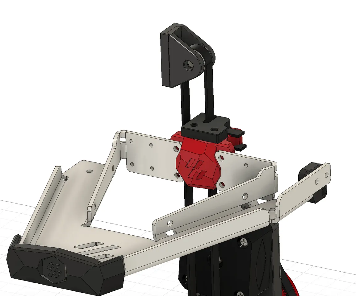 Voron V0 Kirigami Belted Z mount incl. endstop screw by