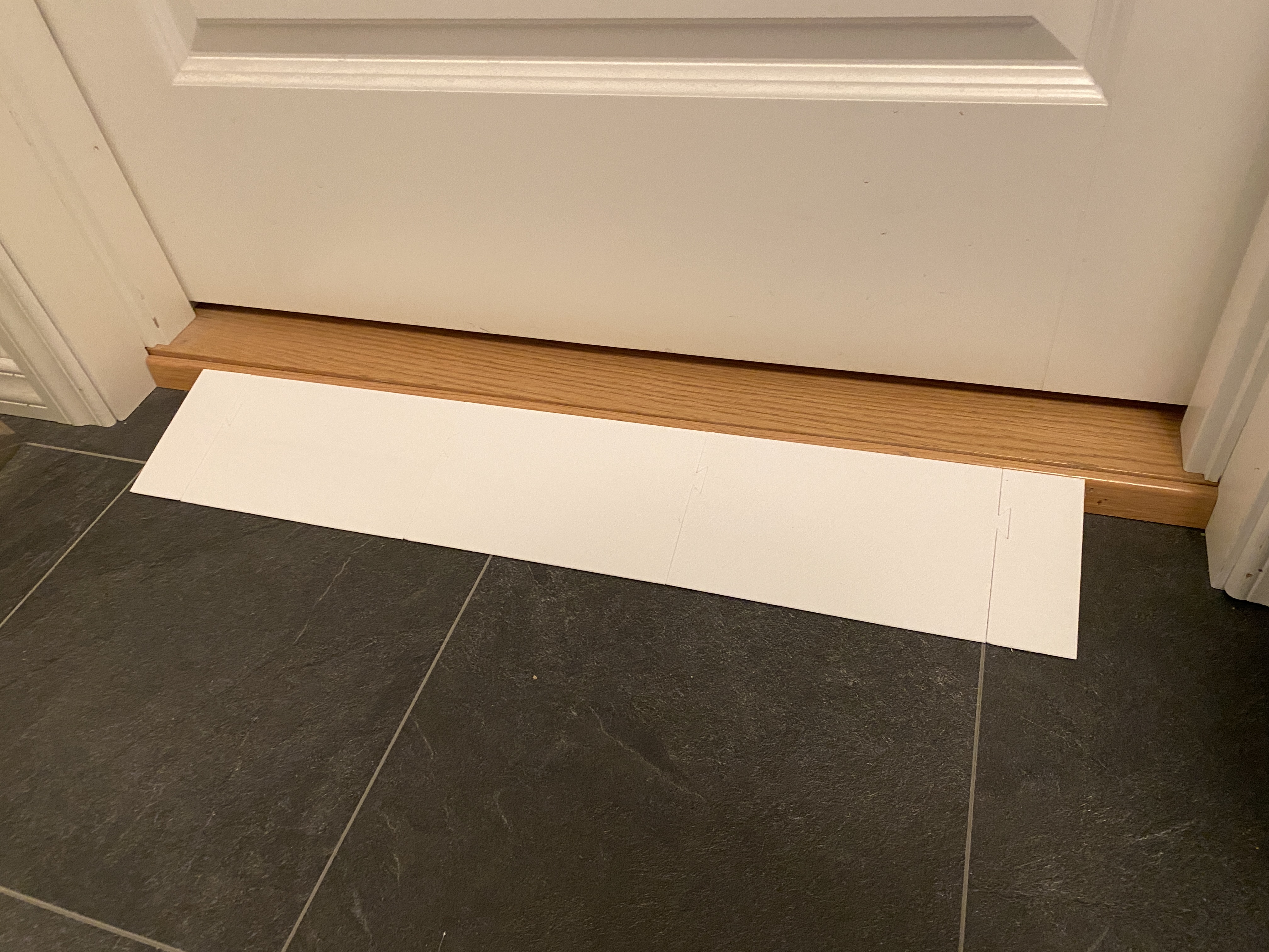 Parametric ramp for robot vacuums, wheel chairs etc.