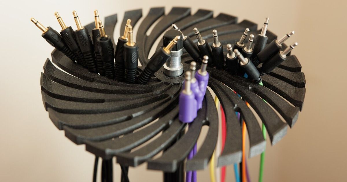 Event Horizon Circular patch cable holder / hanger for eurorack