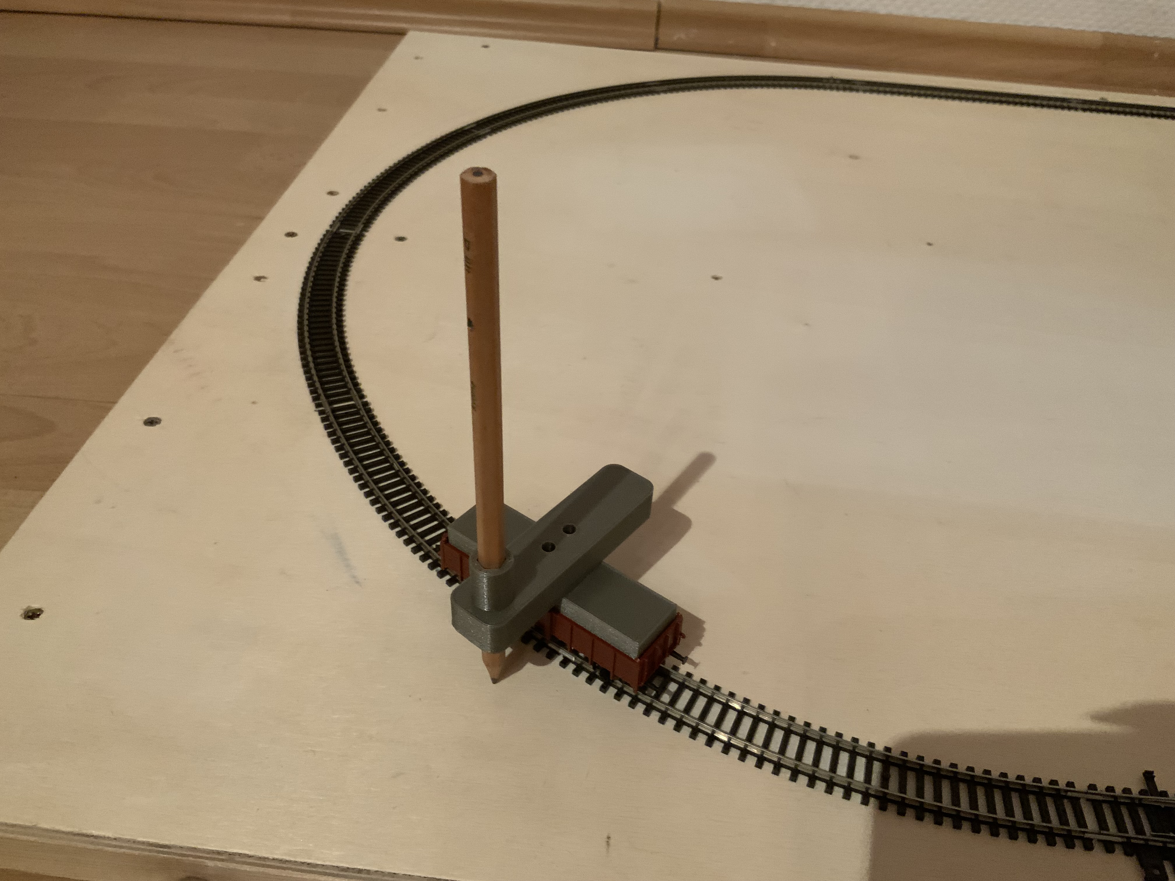 Route drawing trolley Trassenzeichnungswagen TT
