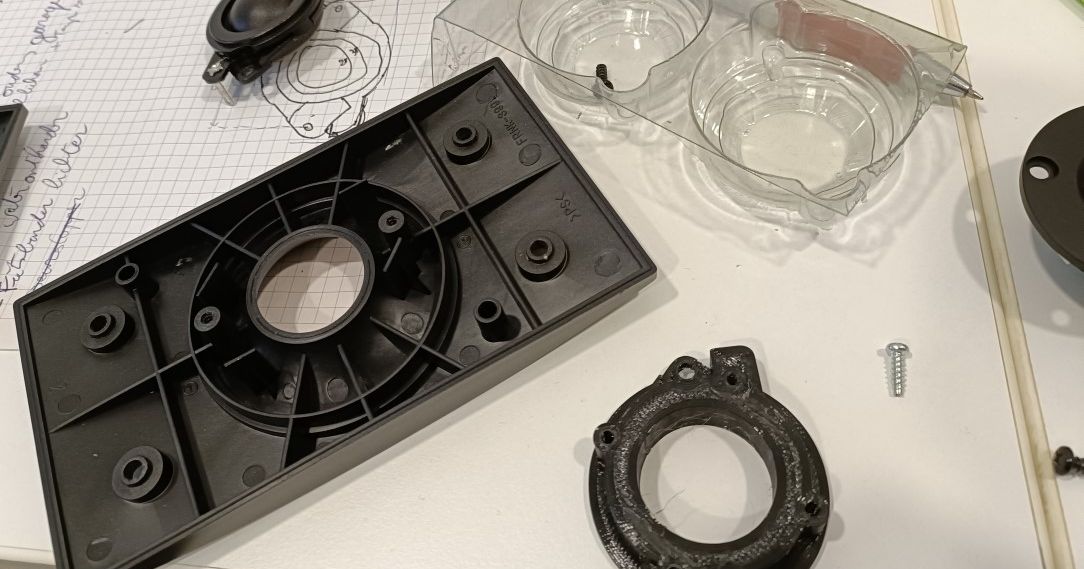 Pioneer S-H510V tweeter speaker adapter plate by DieterMBE | Download ...