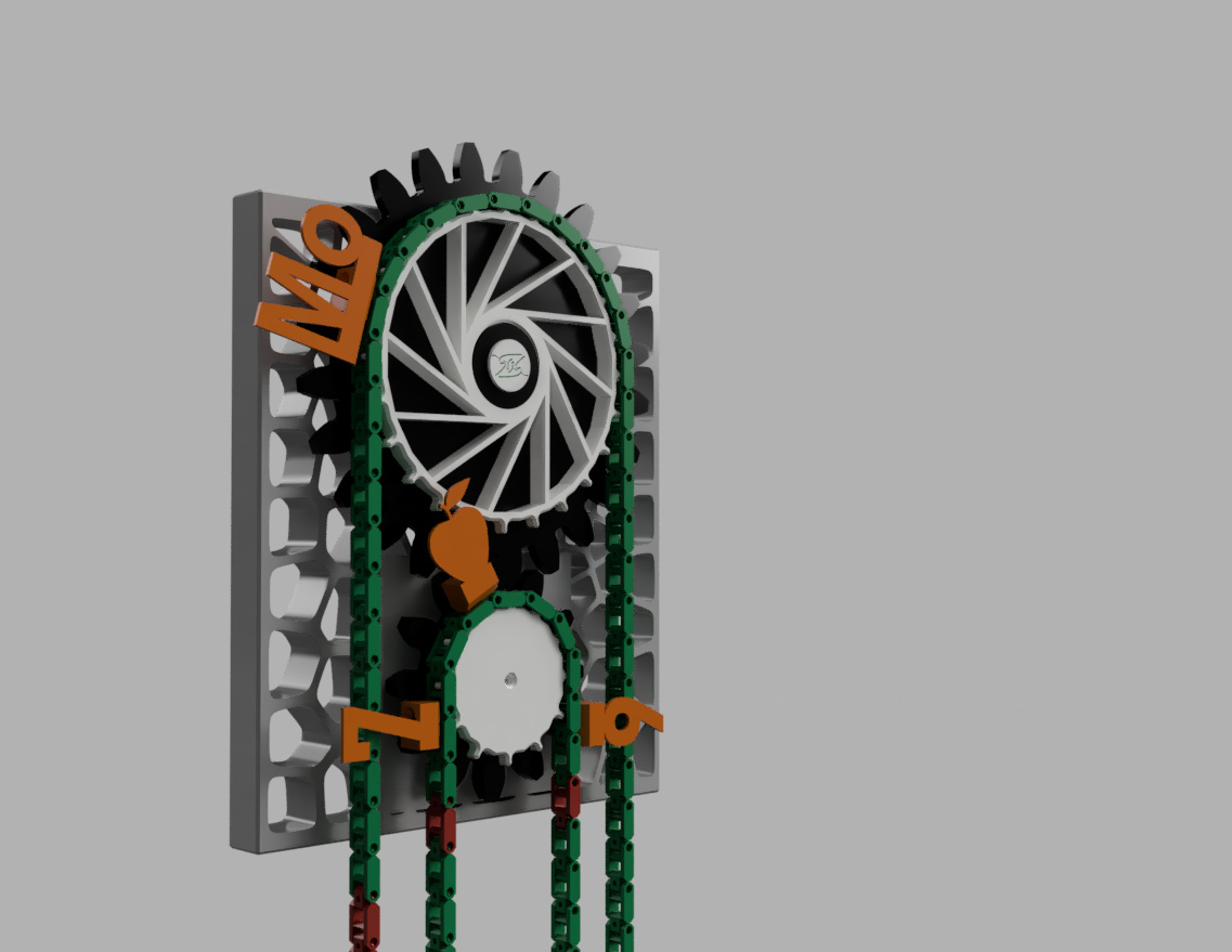 Miniatura 2 do modelo 3D Special Chain Clock