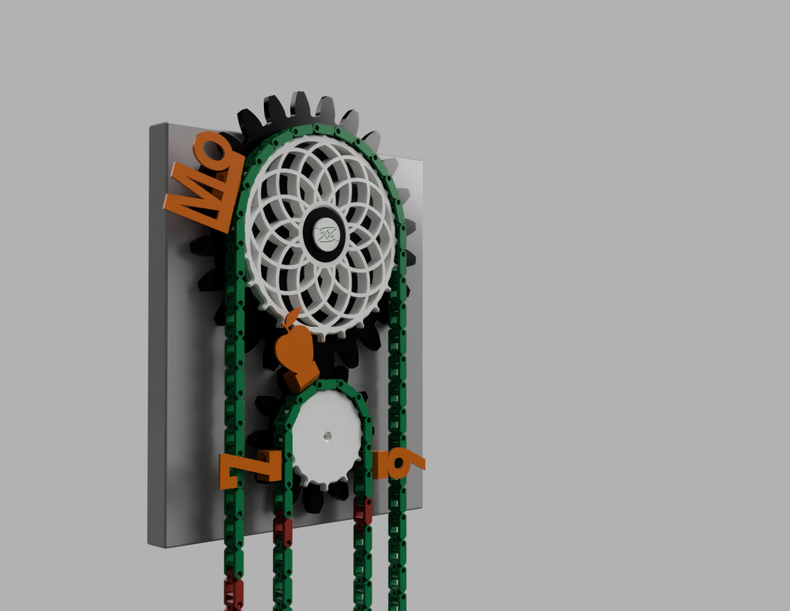 Miniatura 3 do modelo 3D Special Chain Clock