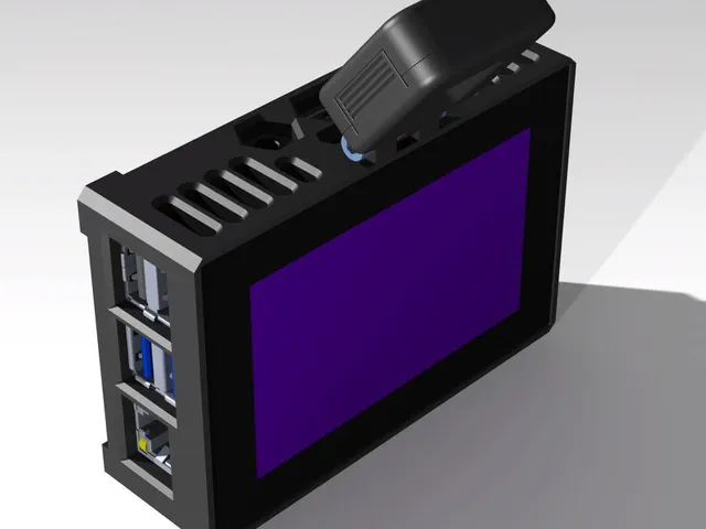 Case for Raspberry Pi 4  + GeekWorm P165-A + Osoyoo Screen 3.5"