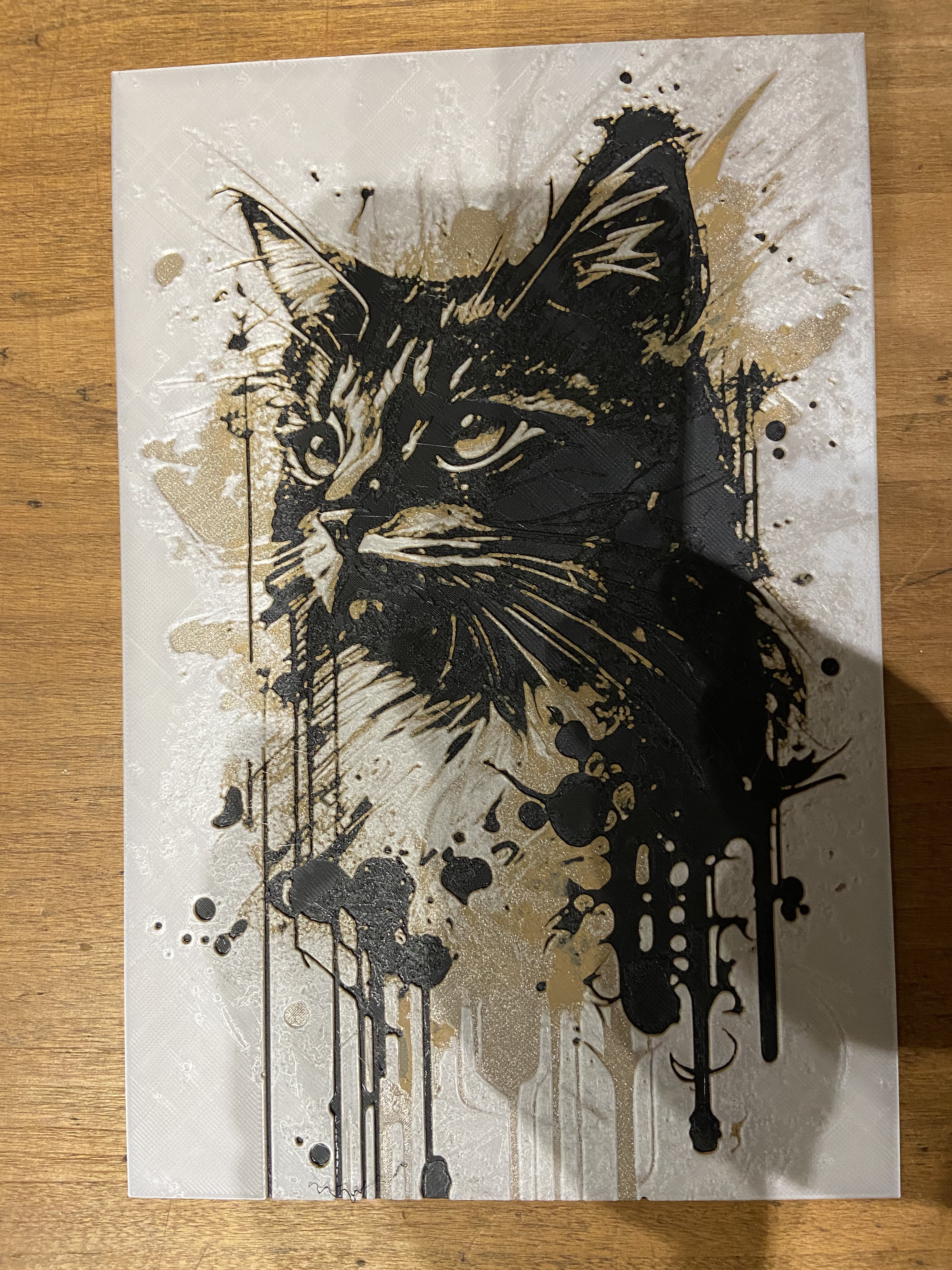 chat / cat painting