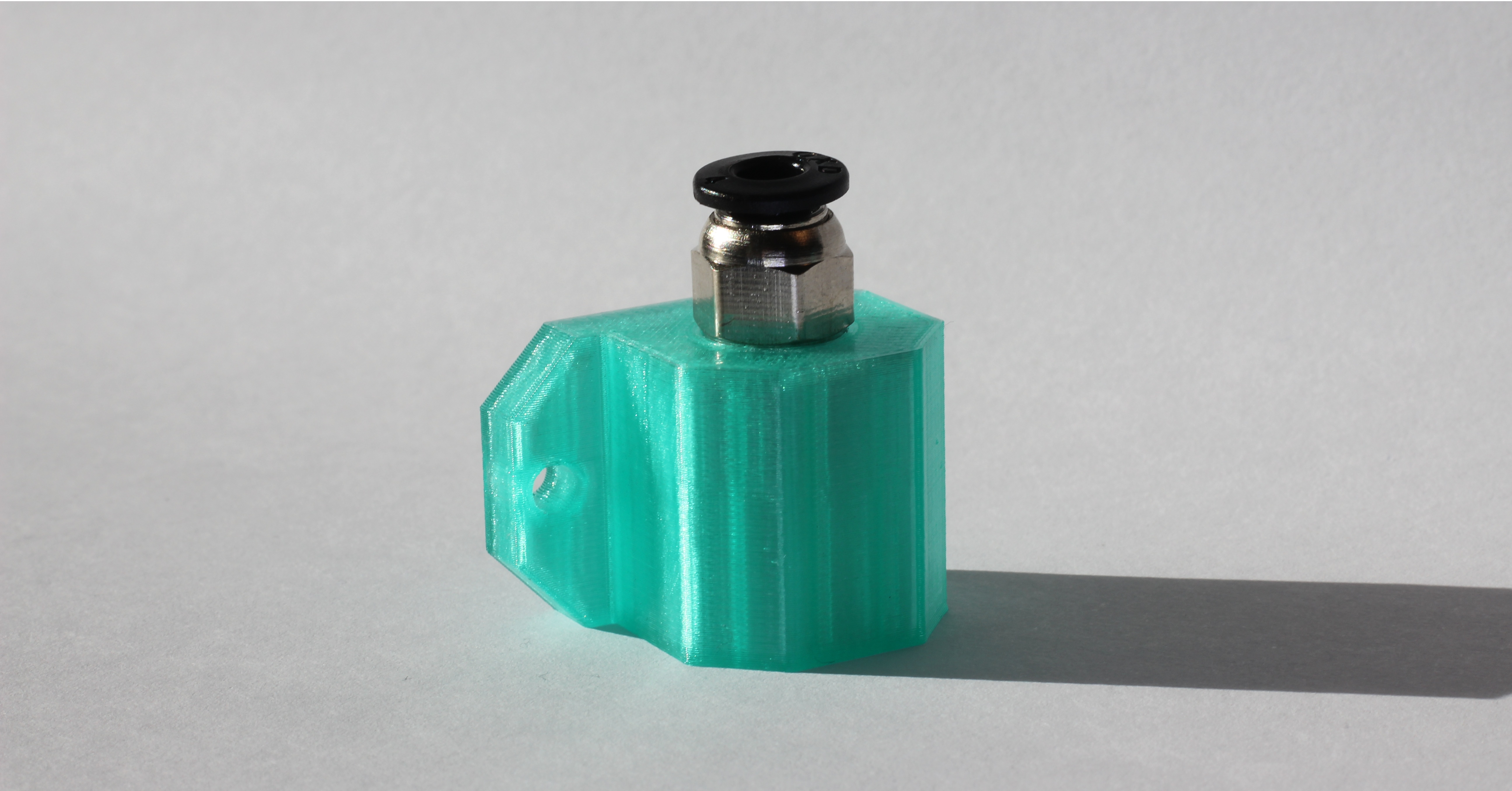 Creality K1C pneumatic fitting connector / filament guide
