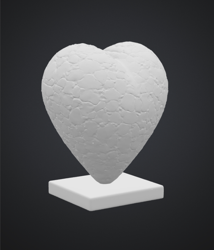 Resilient Heart sculpture