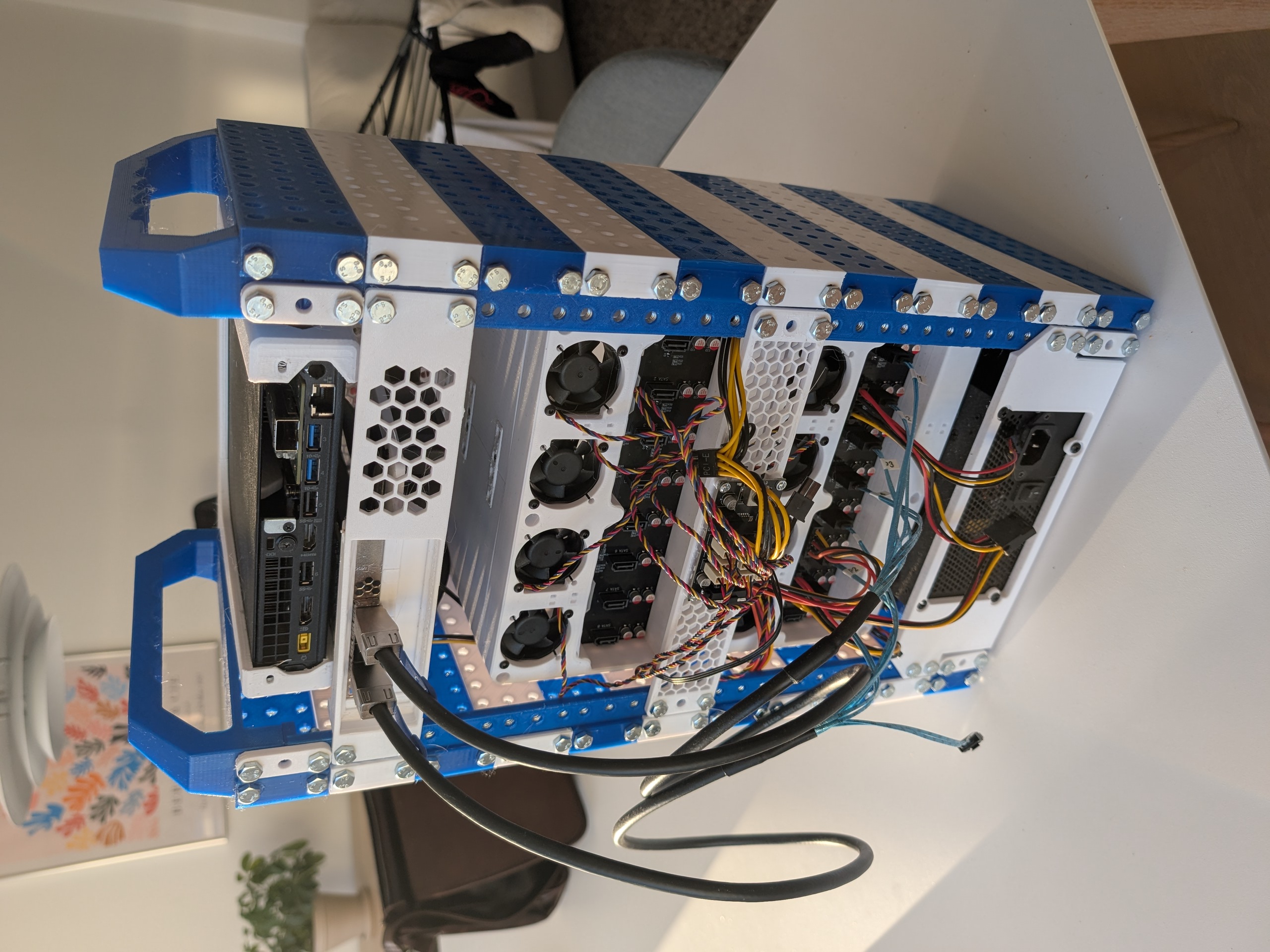 10" 1U blank with fan controller
