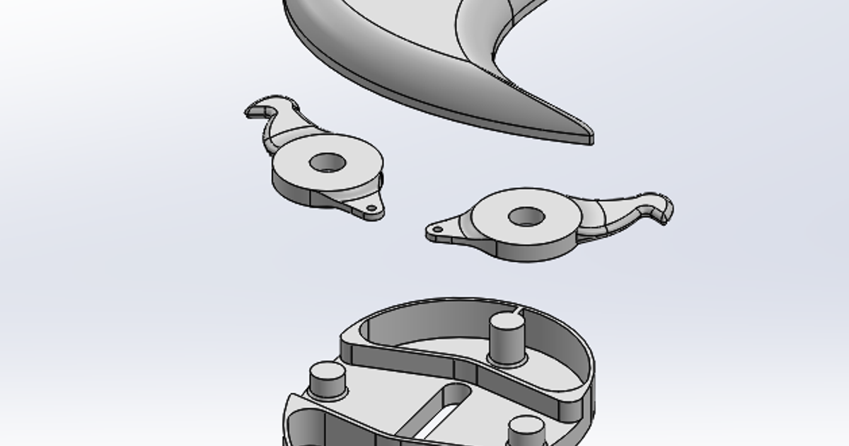 Waving Stickman by Alex Cunningham, Download free STL model