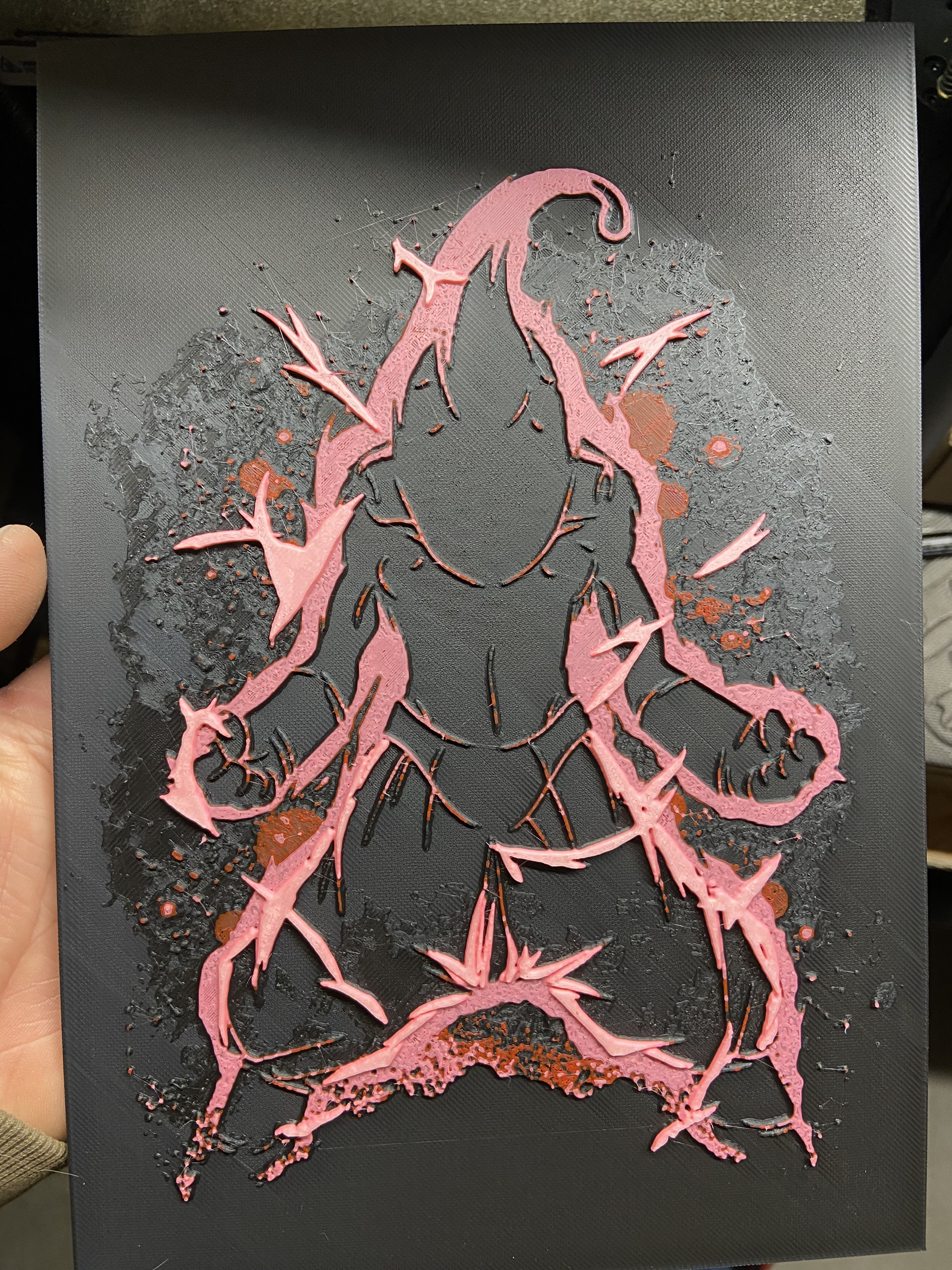 buu dragon ball painting