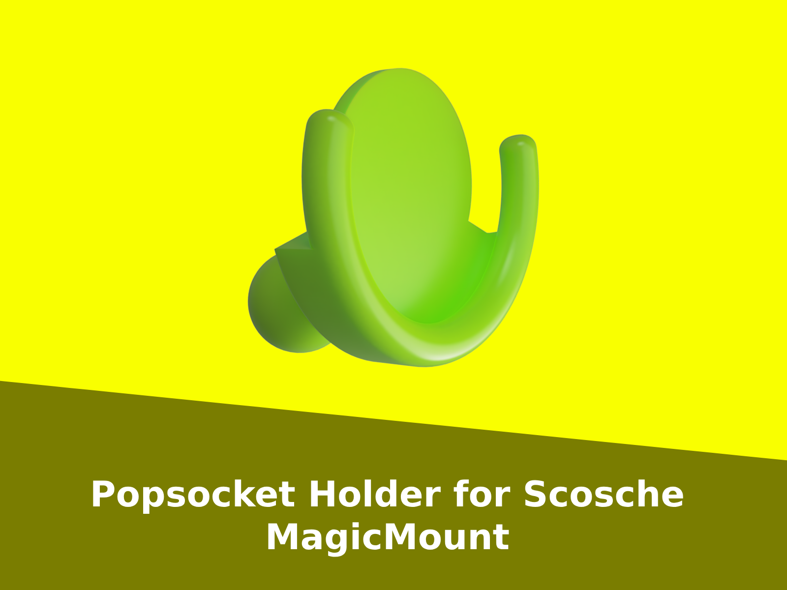 Popsocket Holder for Scosche MagicMount