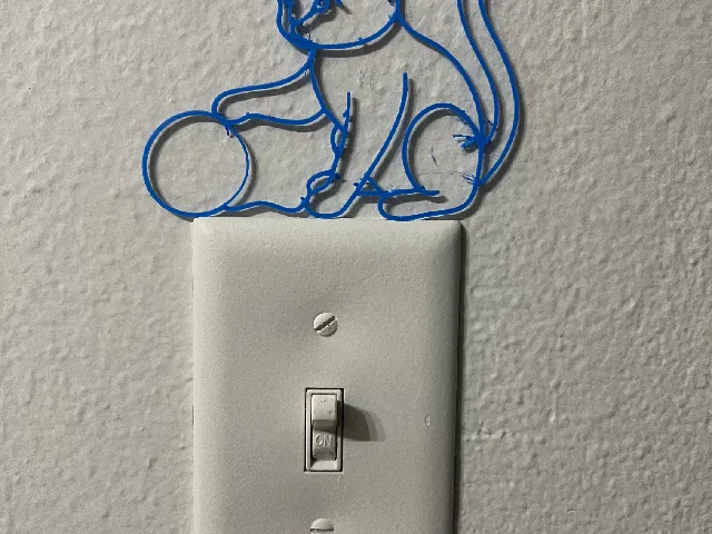 Cat Light Switch Decoration!