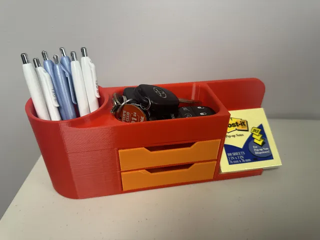 Pencil Holder w/Drawers